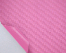 Пленка под карбон  (розовый)