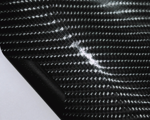 Пленка 4D под карбон   (чёрный)